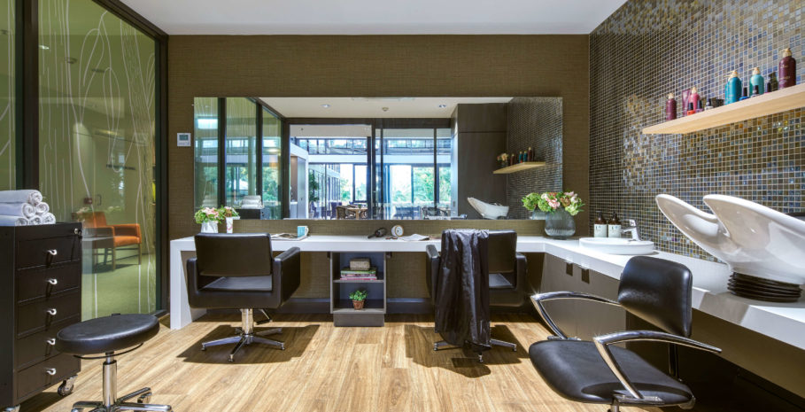 Image of the hair salon in the new Illoura aged care home in Chinchilla.