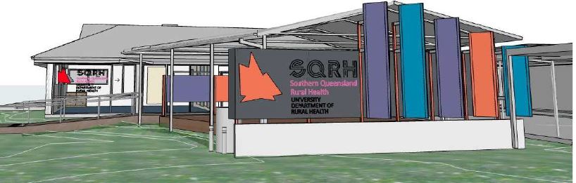 Artists' impression of the new education and training hub developed by Southern Cross Rural Health.